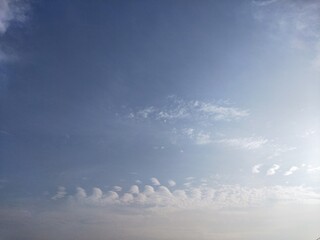 blue sky and clouds