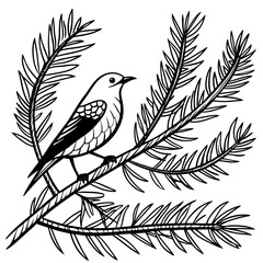  Graphic Pine Pattern