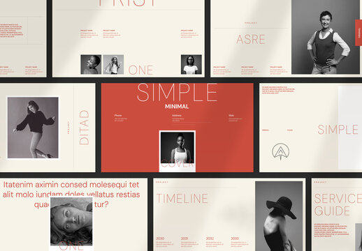 Simple Minimal Presentation Template