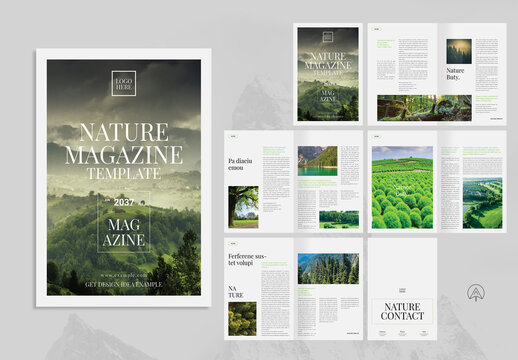 Nature Magazine Template