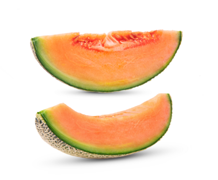 melon on transparent png ( image from camera ) - Powered by Adobe