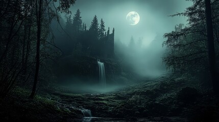 Enchanting vistas of a whimsical fantasy landscape.