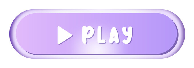 Game Button Set UI Web Icon for App Isolated. Volume Cartoon Vector Design. Mobile Game Assets Sign. 