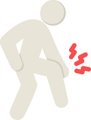 Muscle Pain Flat Icon
