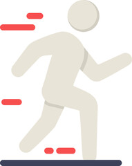 Running Flat Icon