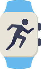 Smart Running Flat Icon