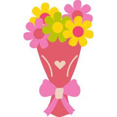 Flat Mother Day Flower