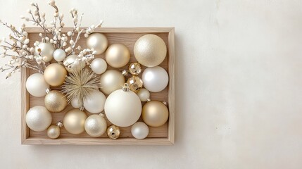 Perfectly styled holiday decor with a touch of elegance.