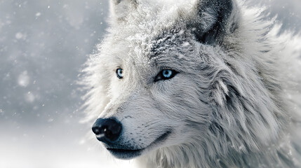 Obraz premium wolf in the snow