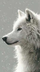 Obraz premium wolf in winter