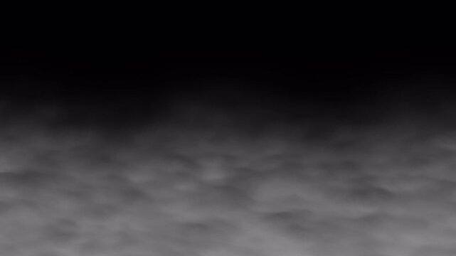 White soft fog smoke isolated on alpha channel transparent background.