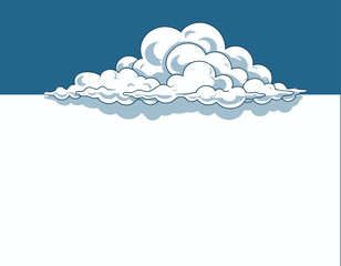 vector illustration of clouds