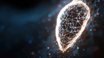 Stunning AI generated visualization of a glowing plexus network, symbolizing digital intelligence, data processing, and technological innovation. - Powered by Adobe