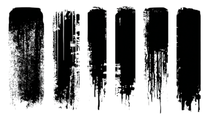 A series of vertical, textured elements with a rough surface and varying patterns, suggesting age or wear.