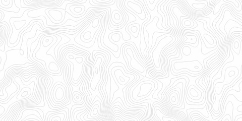 white topography map geography relief diagram texture design. Topography white background and black line world map texture design. Lines Topographic contour lines grid map seamless pattern.	
