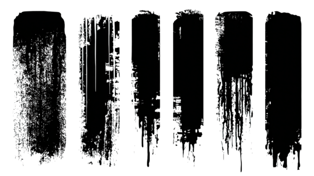 A series of vertical, textured elements with a rough surface and varying patterns, suggesting age or wear.