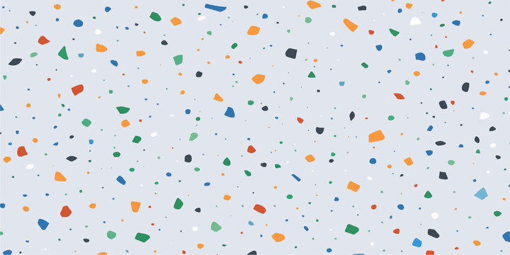 Colorful confetti seamless pattern vector design illustration for fun birthday party decoration and holiday element - Powered by Adobe