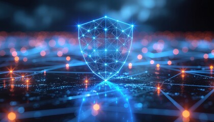 AI Cybersecurity Shield Protection