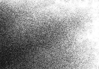 abstract grainy texture background. black and white grunge rough pointillism vector illustration. a neutral grain dust splattered on a blank canvas for design use as a pattern or overlay. vector