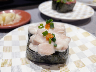 ふぐの白子軍艦巻き