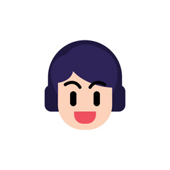 An enthusiastic young podcaster illustration
