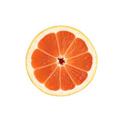 Vibrant Slice of Grapefruit: A Citrus Burst of Color and Flavor.