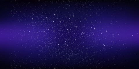 Gradient sunrise starry night background vector design in eps 10