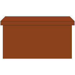 Cartoon School Table Illustration