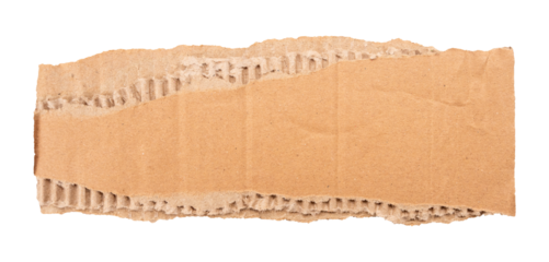 old cardboard with torn edges