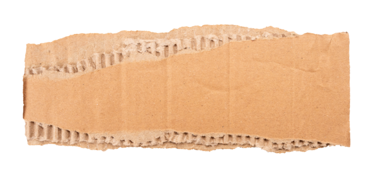 old cardboard with torn edges