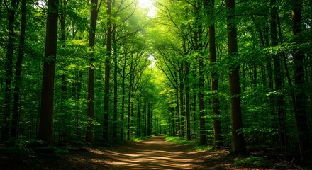 morning in the forest