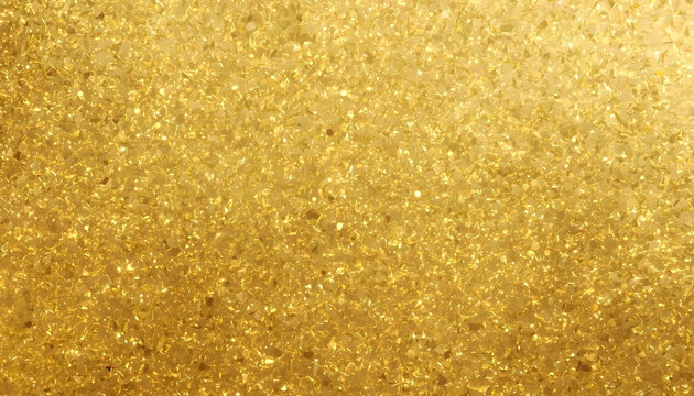 Luxurious sparkling gold glitter texture background with shimmering light reflections - Powered by Adobe