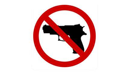 Promote safety with a clear no firearms symbol for public awareness campaigns and educational resources emphasizing gun control and violence prevention initiatives