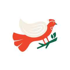 Colorful icon for  bird