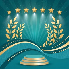 abstract background with stars