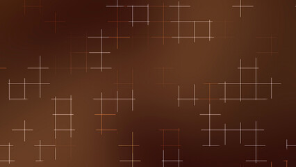Brown Gradient Grid Line Abstract Background with Minimal Futuristic Pattern Design