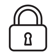 Line Icon – Security Lock Pad © Yan