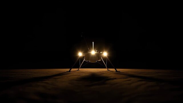Lander Exploring the Surface of an Unknown Planet