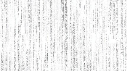 A vertical pattern of black and white lines resembling binary code or data streams, creating a textured, abstract visual effect.