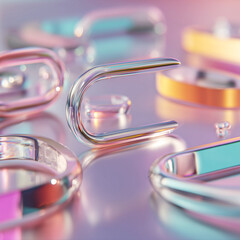 Retro-futuristic 3D abstract device — high-detail render