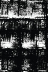 Black and white grungy abstract background. Grungy frame. Vector illustration
