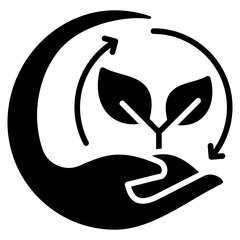Sustainability  Icon Element For Design