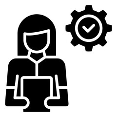 Quality Control  Icon Element For Design