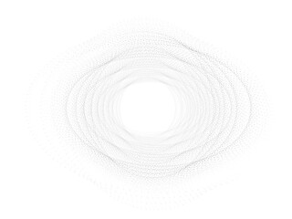 Minimal Abstract Dot Spiral Pattern Artwork