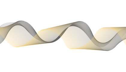 Minimalist Gold and Grey Abstract Wave Background
