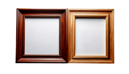 Photo Frame Collection – Blank and Mockup Styles, isolated on transparent background