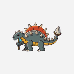 vector illustration of dinosaur