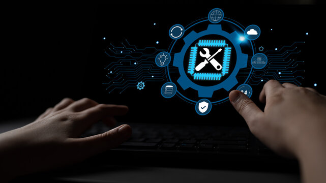 Global IT support and technical maintenance services. Providing solutions for system maintenance, ensuring business continuity with reliable 24 7 IT support. Motif