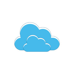 Colorful icon for cloud