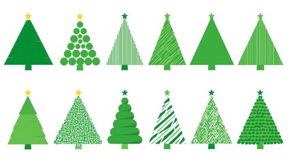 Festive Winter Tree Collection